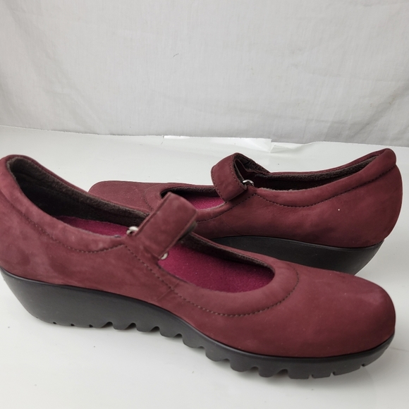 Munro Burgundy Walking Wedges Size 8.5 - Picture 7 of 10